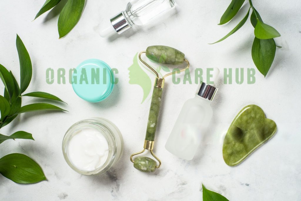 Organic skincare products for glowing skin